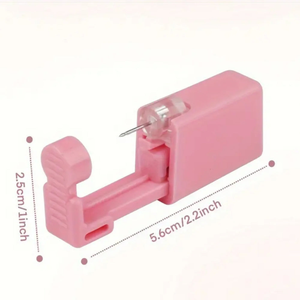 160PCS colorful body piercing kit, earring piercing gun set, including 10 earrings, 14G and 16G steel needles, barbell capture ring (BCR), circular capture ring (CBR), Labret lip ring, cartilage earrings, Daisy earrings, septum rings, nose nails